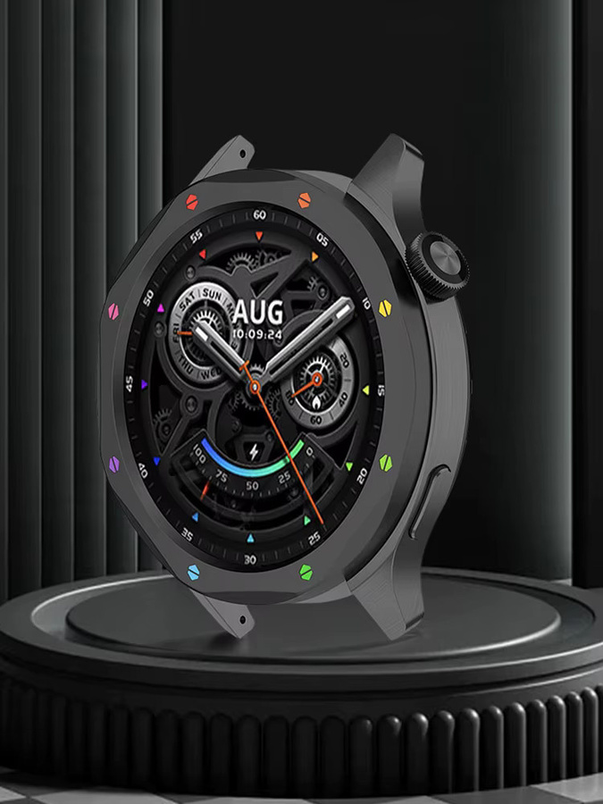 Xiaomi Schutzhülle für Uhr S4/S3, Metall Lünette, Schwarz - Bild 5