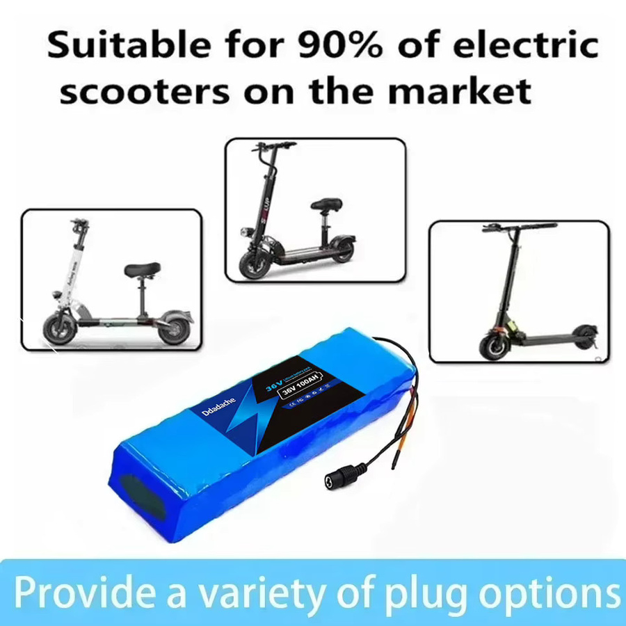 Lithium-Ionen-Batterie für Elektroroller, 36V 100000mAh, 10S2P, Blau - Bild 5