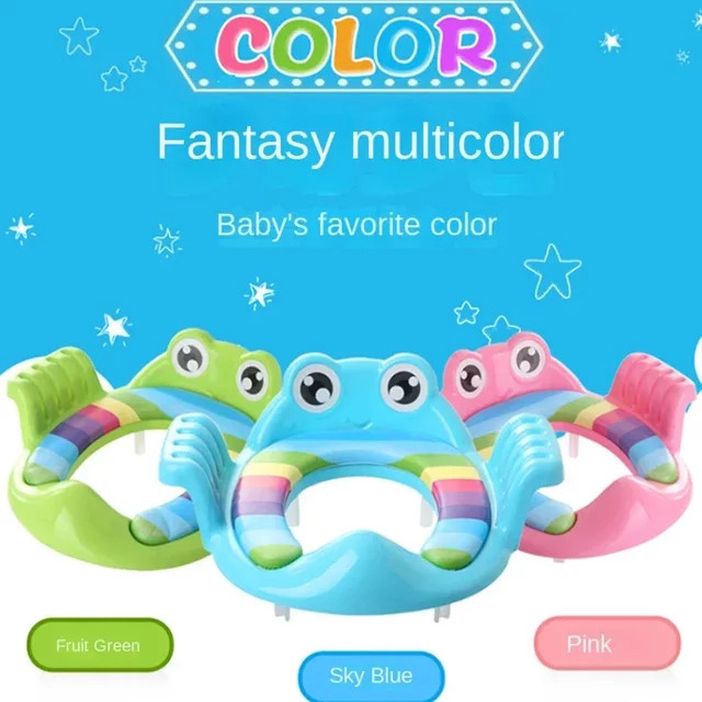 Baby-Toilettensitz mit Armlehnen für das Toilettentraining von Mädchen und Jungen, multicolor - Bild 1