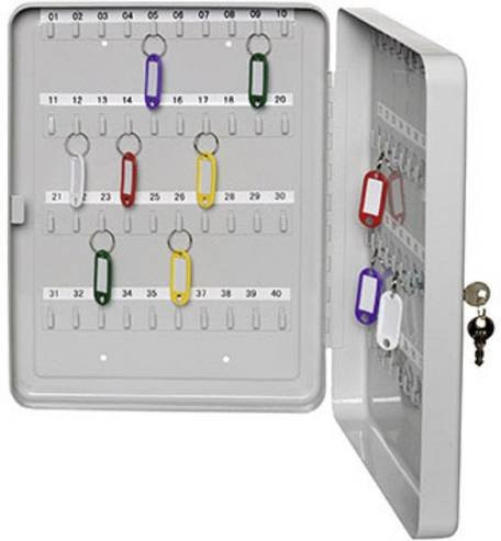 ALCO Schlüsselschrank 891 mit 30 Haken in Lichtgrau - Bild 1