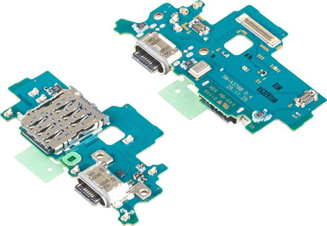 Samsung Galaxy A37 5G Ladeanschlussplatine mit Mikrofon und SIM-Kartenlesermodul Service Pack GH96-21038A - Bild 1