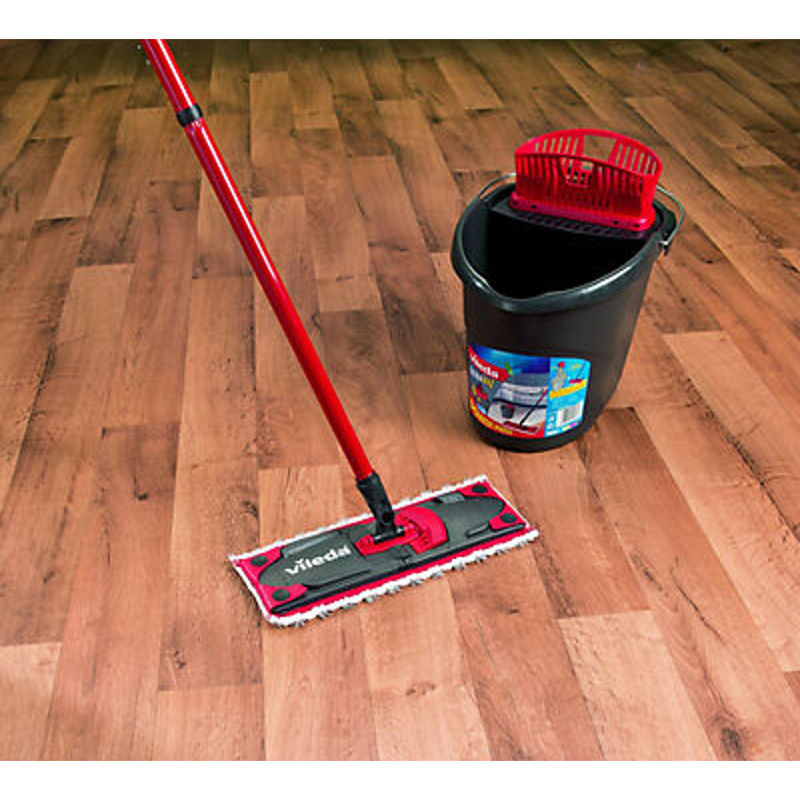 Vileda Ultramax 2in1 Bodenwischer Komplettset mit Wringer und Mikrofasertuch in Rot - Bild 2