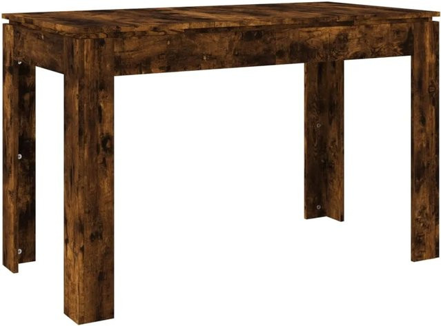 vidaXL Esstisch aus Holzwerkstoff in Räuchereiche, Braun, B/T/H: 120 x 60 x 76 cm - Bild 1