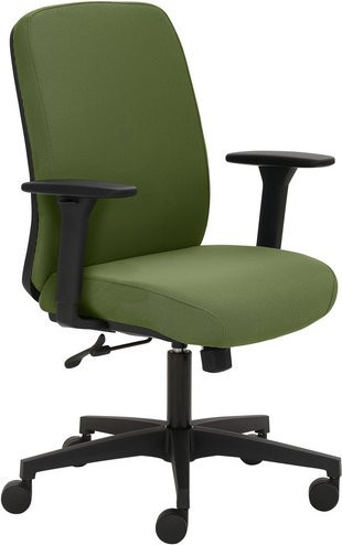 Mayer Sitzmöbel Drehstuhl 2219 mit Armlehnen und Rollen, Farbe: Grün, B/H: 70 x 62 cm - Bild 1