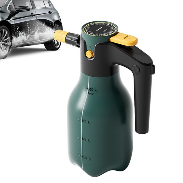 EAFC Akku-Sprühflasche mit 2 l Fassungsvermögen in Grün für die Reinigung von Fahrzeugen, Haus und Garten - Bild 1