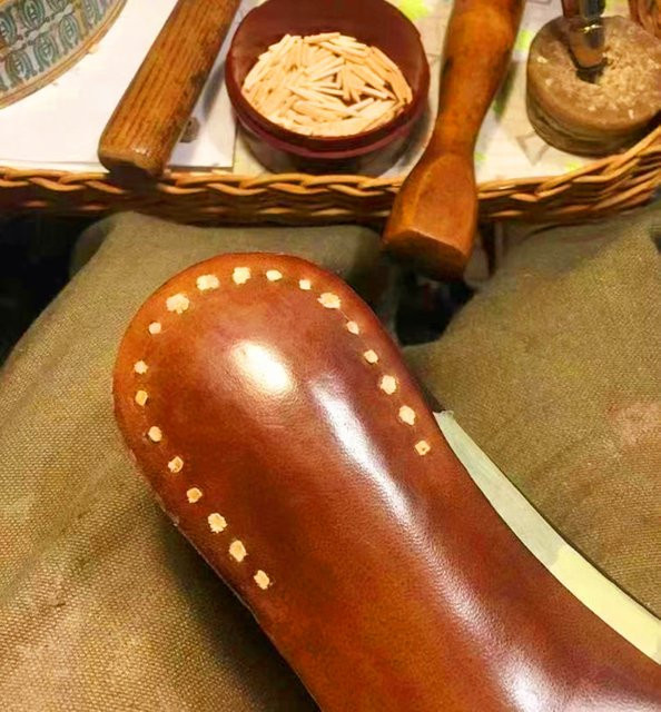 ZHONGYIJIATIMELY Schuhmacher-Werkzeug aus Buchenholz für handgefertigte Schuhe, Braun - Bild 1