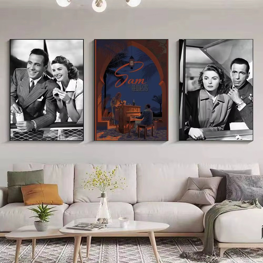 Modernes Casablanca Poster von Gilde als abstrakte Leinwandgrafik in Multicolour für dein Wohnzimmer oder Schlafzimmer - Bild 5