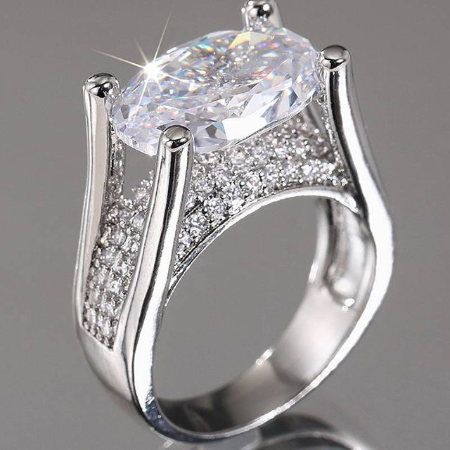 Huitan Ring, Silber, Zirkonia, Damen - Bild 1