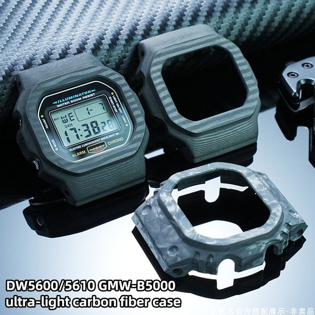 Casio Uhrengehäuse Kohlefaser, Schwarz, Unisex - Bild 1