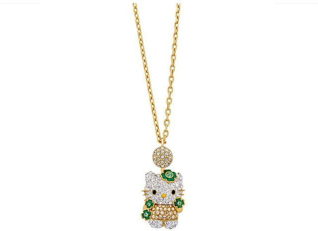 Swarovski Halskette, Kristall, Gold, Damen - Bild 1