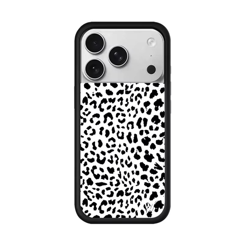 Wildflower Fashion 3D Handyhülle mit Kirschen und Leopardenmuster für iPhone 12 bis iPhone 17 Pro Max in Leopardenbraun - Bild 2