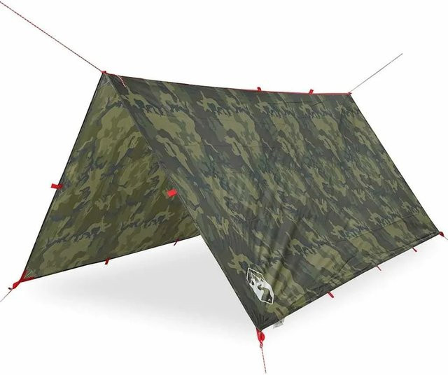 vidaXL Tarp Tarnmuster aus Polyester, wasserdicht, B/B: 306 x 306 cm - Bild 1
