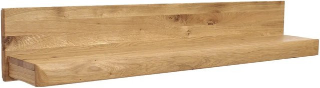 Wandboard Solido aus massiver Wildeiche, braun und geölt - Bild 1
