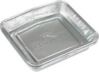 Napoleon Fettauffangschalen aus Aluminium für TravelQ Serie, 5er Set, silberfarben, B: 16,5 cm, T: 16 cm - Bild 1