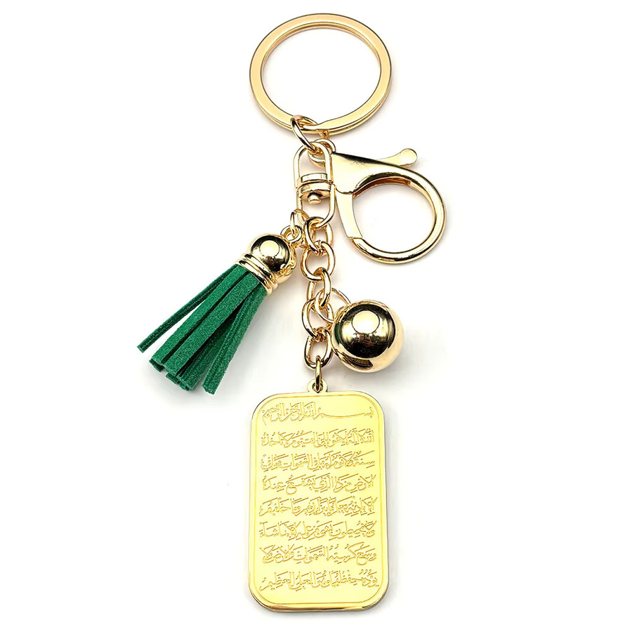 azazel Schlüsselanhänger Edelstahl, Gold, Unisex - Bild 1