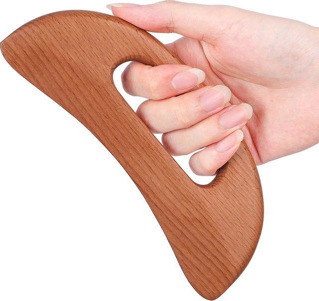 XceeFit Guasha Massagegerät aus Holz, Unisex - Bild 1