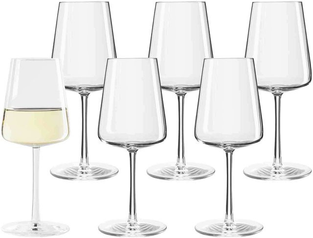 Stölzle Lausitz Weißweingläser Power, 6er Set, transparent, 400 ml - Bild 1