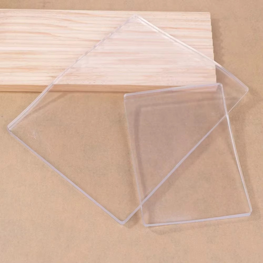 Einfarbige Silikon Gel Presse Druckplatte für Kunst, Kartenherstellung und Scrapbooking, transparent - Bild 2