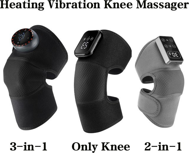 Hailicare Knie-Massagepad mit Vibration und Wärme, Unisex - Bild 1