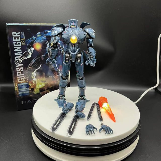 Bandai Pacific Rim Gipsy Avenger 2. Generation LED Mecha-Actionfigur in Blau - Bild 1
