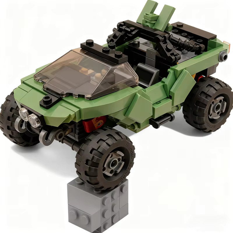 Halo Infinite Warthog, Weltraum-Modell, Bausteine Konstruktions-Set, 395 Teile - Bild 3