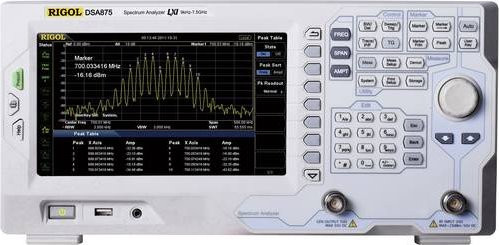 Rigol DSA875-TG Spektrum-Analysator mit 7.5GHz Tracking Generator in Grau - Bild 1
