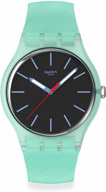 Swatch Analoguhr, Kunststoff, Grün, Unisex - Bild 1