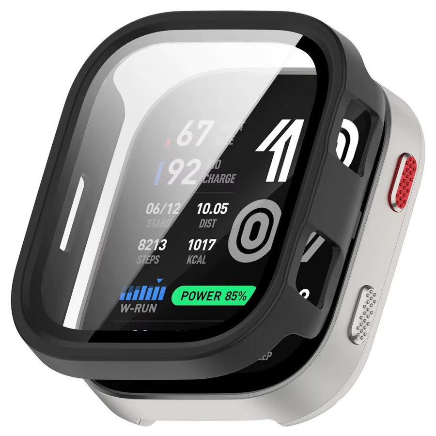 SAMUTAX Displayschutzfolie und Hülle für Amazfit Bip Max, Schwarz, Unisex - Bild 3