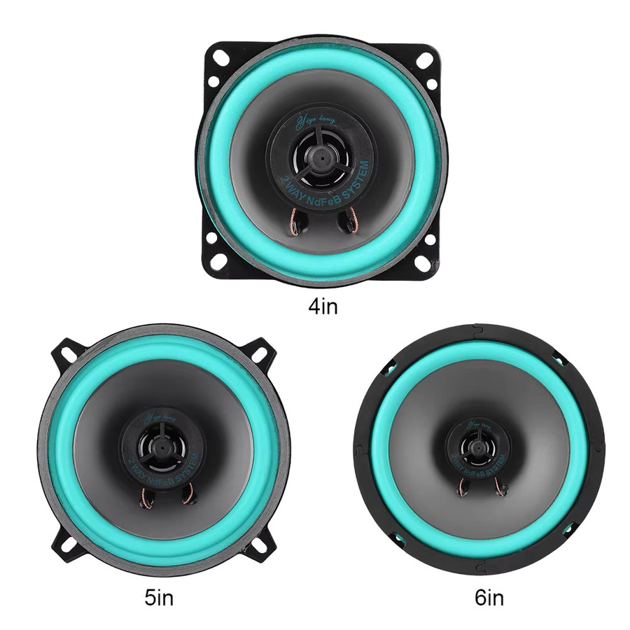 APWIKOGER HiFi Koaxial Subwoofer für Auto Audio Musik Stereo 100 W 4 Zoll - Bild 5
