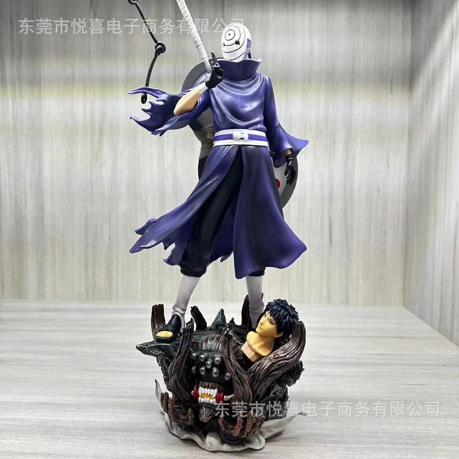 Bandai Naruto Anime Figur Uchiha Dual Head Modell als Desktop Dekoration Ornament - Bild 2