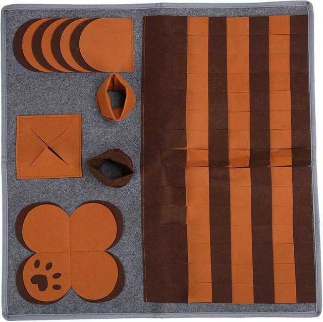 TOMTOP JMS Haustier Schnüffelmatte Puzzle, brown - Bild 1