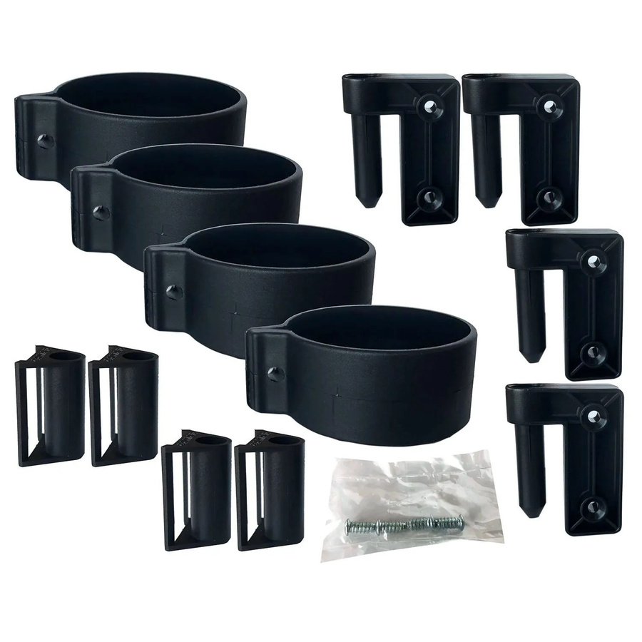 vasalat Set Camar Modesty Halterung für Tischfüße Ø 60 mm aus Kunststoff in Schwarz, 4 Stück - Bild 2