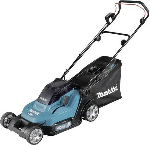 Makita Akku-Rasenmäher DLM432Z 18V mit 43 cm Schnittbreite inklusive Grasfangsack und Sichelmesser (ohne Akku) - Bild 1