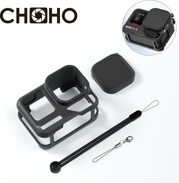 Insta360 Ace Pro 2 Silikon Schutzhülle mit Objektivabdeckung in Schwarz - Bild 1