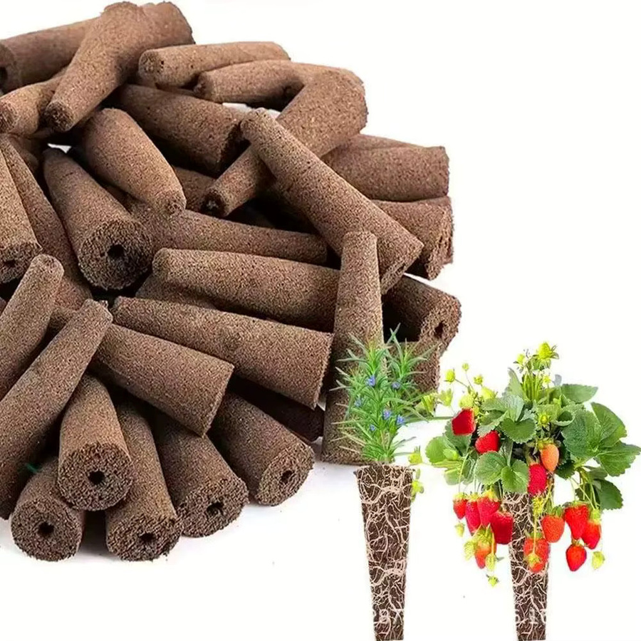 Eed Grow Ersatz-Wurzelwachstumsschwämme für AeroGarden Hydroponik-Anzuchtstecker, Braun, 50 Stück - Bild 3
