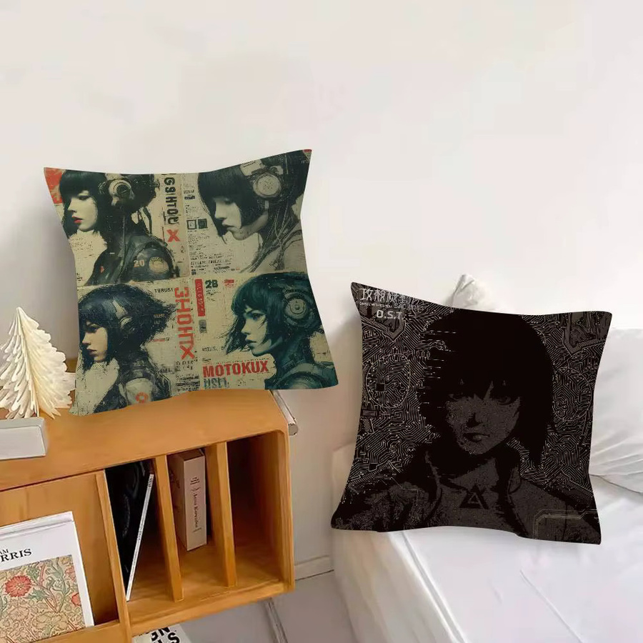 Beast Kingdom Ghost In The Shell Anime Dekokissen, Multicolour, B/B/H: 45 x 45 x 45 cm - Bild 2