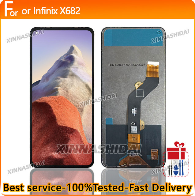 Infinix X682 LCD-Display Ersatz mit Touchscreen-Digitizer in Schwarz - Bild 1