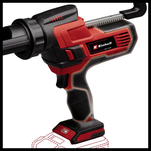 Einhell Power X-Change Akku-Kartuschenpistole TE-SG 18/10 Li Solo in Rot für 310 ml Kartuschen - Bild 4