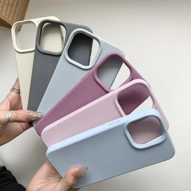 Keai Flüssigsilikonhülle für iPhone als stoßfestes Softcover in Green und Multicolour - Bild 1