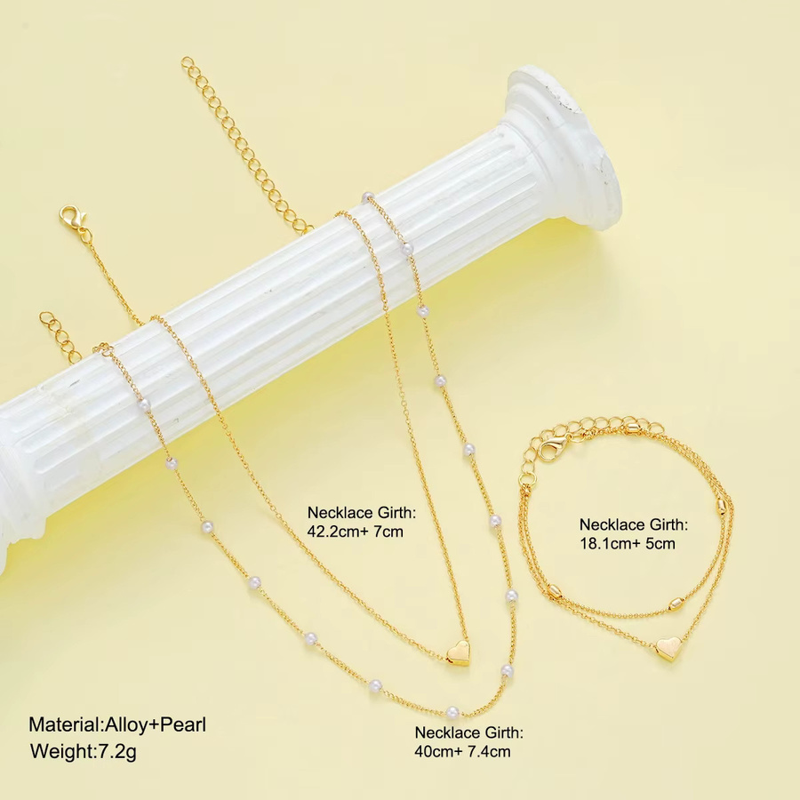 DAIPAN Schmuck-Set, Perle, Gold, Damen - Bild 2