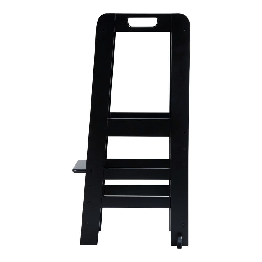 Hauck Lernturm Learn N Explore Montessori Lernspielzeug aus Buchenholz in Schwarz, H: 90,5 cm, B: 46,0 cm, T: 40,0 cm - Bild 2
