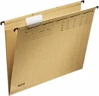 Leitz ALPHA Hängetasche A4 aus Papier, beige und braun, 25er Packung - Bild 1