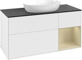 V&B Waschtischunterschrank Finion in Weiß lackiert, Breite: 120 cm, Tiefe: 50,1 cm, Höhe: 50,1 cm - Bild 1