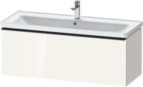 Duravit Waschtischunterschrank D-Neo in Weiß Hochglanz, B/T/H: 118,4 x 45,2 x 44,0 cm - Bild 1