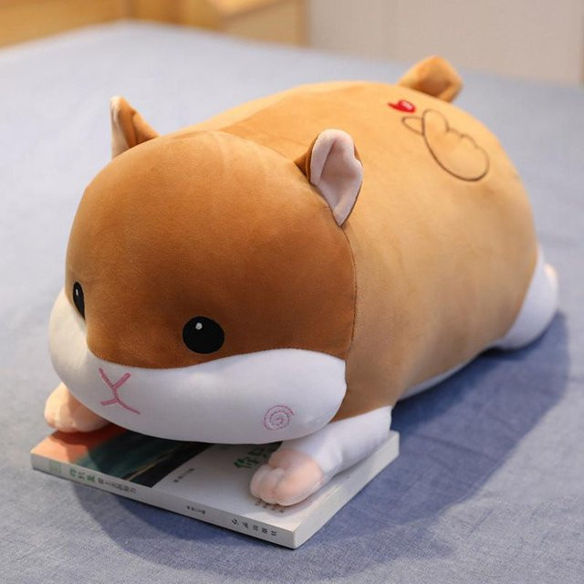 BC Pet Supplies Schwein Maus Hamster Plüsch Kissen, Stofftier, 40cm - Bild 1