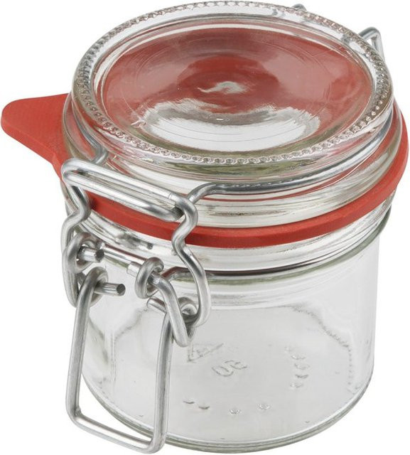 Dr. Oetker Einmachglas mit Bügelverschluss Liebevoll hausgemacht, transparent, 135 ml - Bild 1