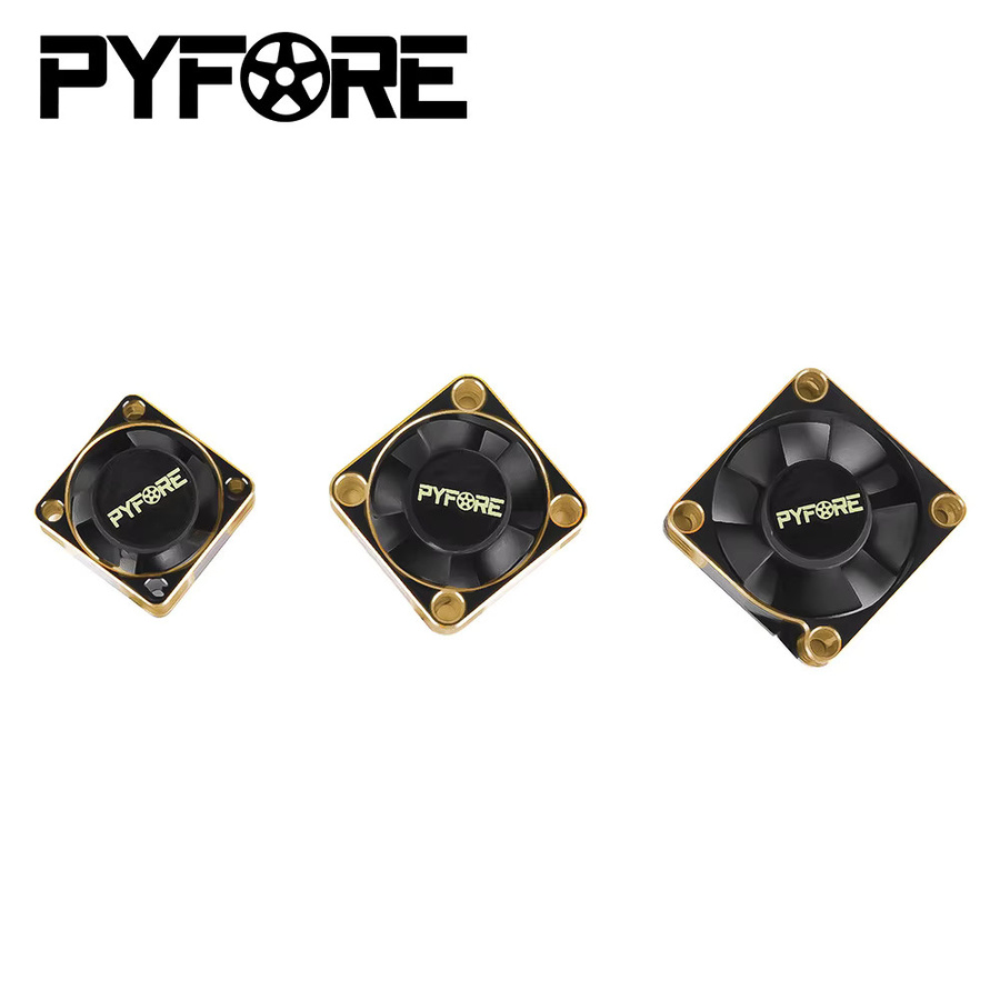 PYFORE ESC-Motorkühlventilator, Zubehör, Aluminiumlegierung, Schwarz - Bild 5