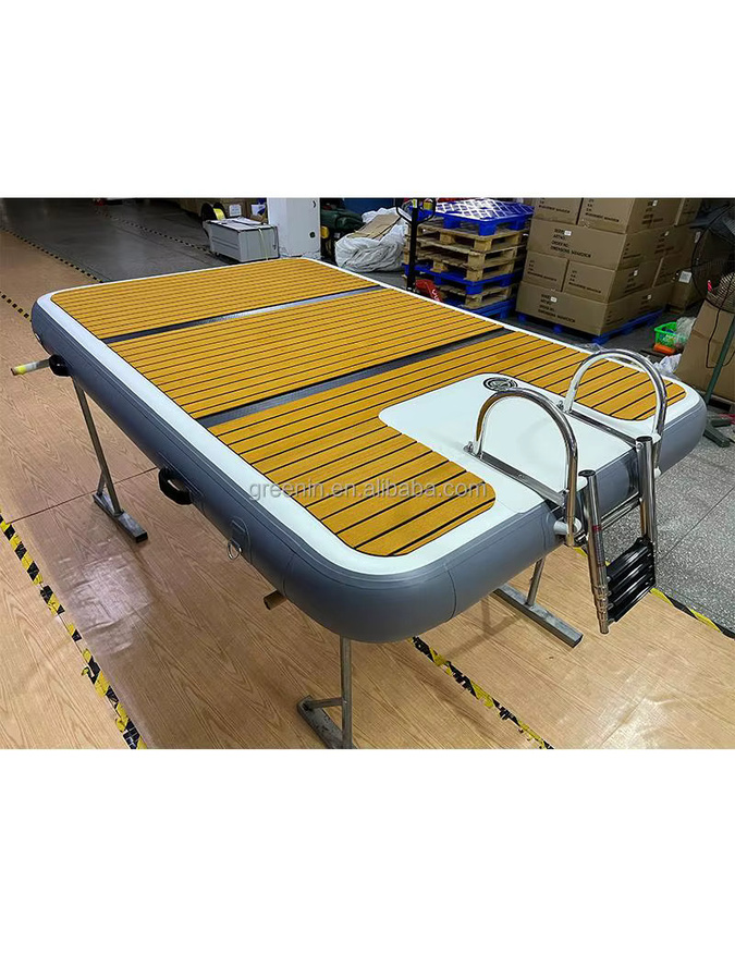 Hebei Rongyida Aufblasbare Motorboot-Dockplattform Sybrincolin in Grau - Bild 6