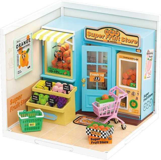 Rolife Super Creator Super Obstladen, DIY Miniaturhaus Bausatz, ab 8 Jahren - Bild 1