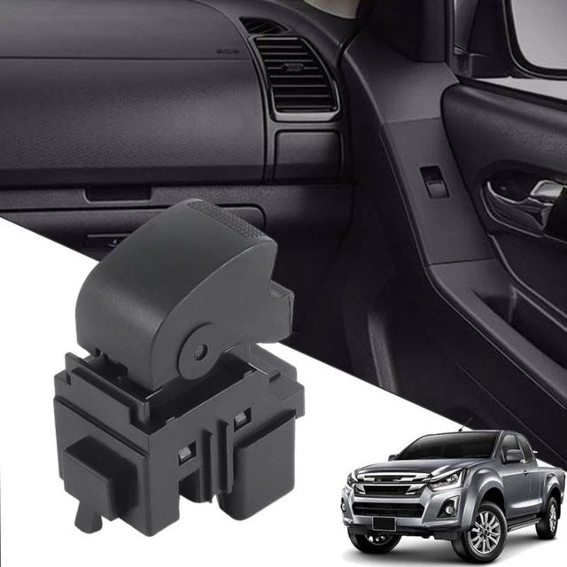 SUITU Einzelfensterschalter für Isuzu D Max 2012-2020, Leistungssteuerung Schwarz, Ersatzteil 8974170040 - Bild 1